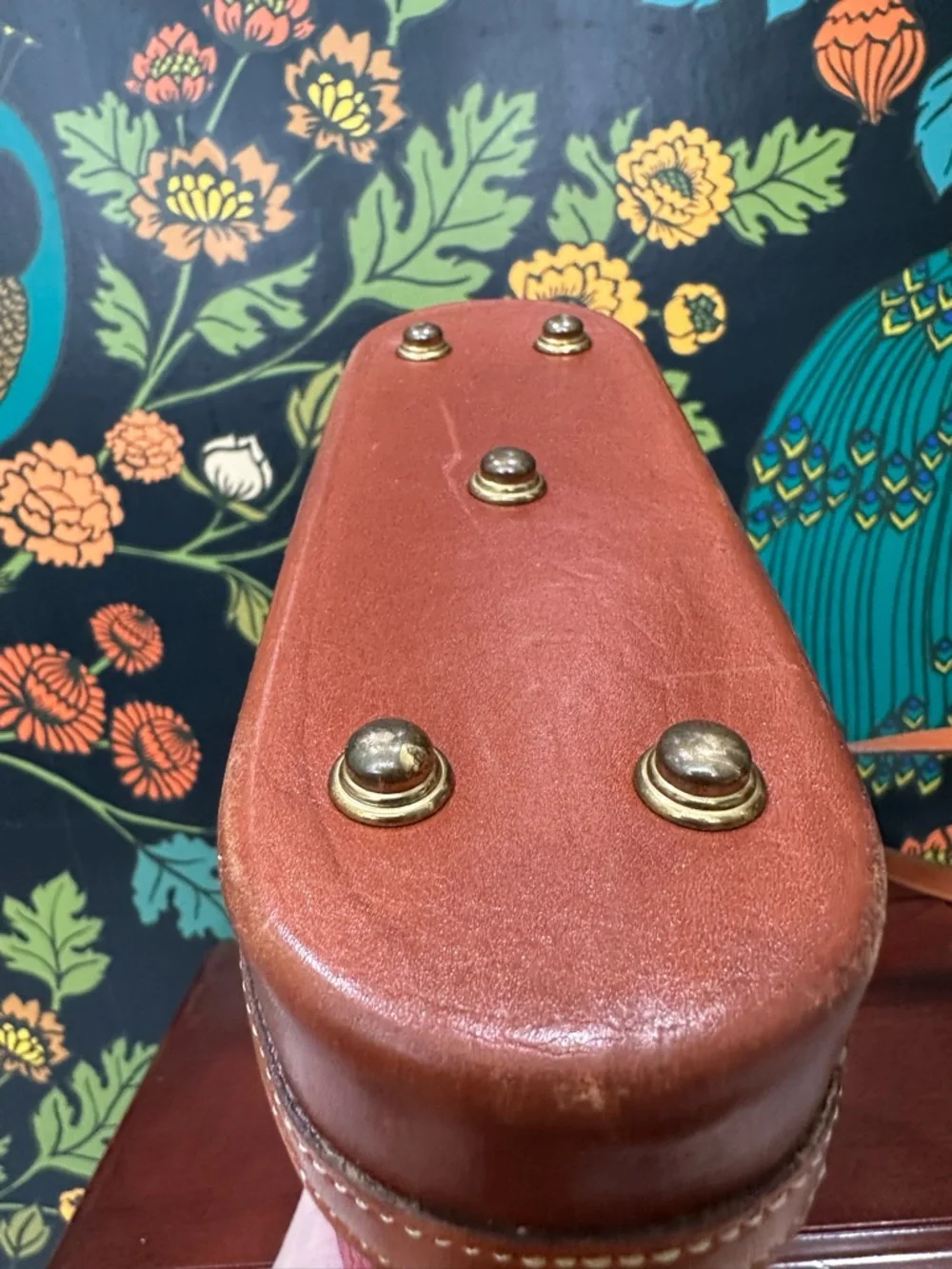 Vintage Dooney Bourke AWL Red Crossbody Bag Duck Logo USA Leather